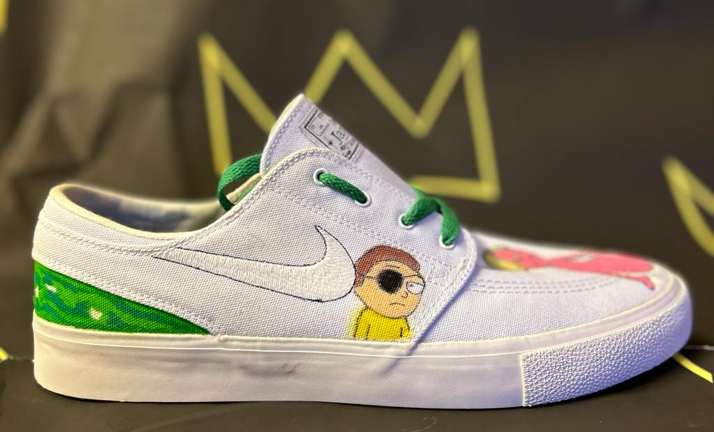 Nike custom Rick and Morty